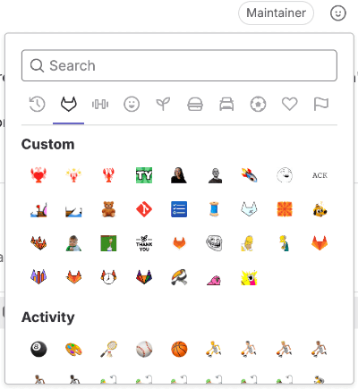 Custom emoji in emoji picker